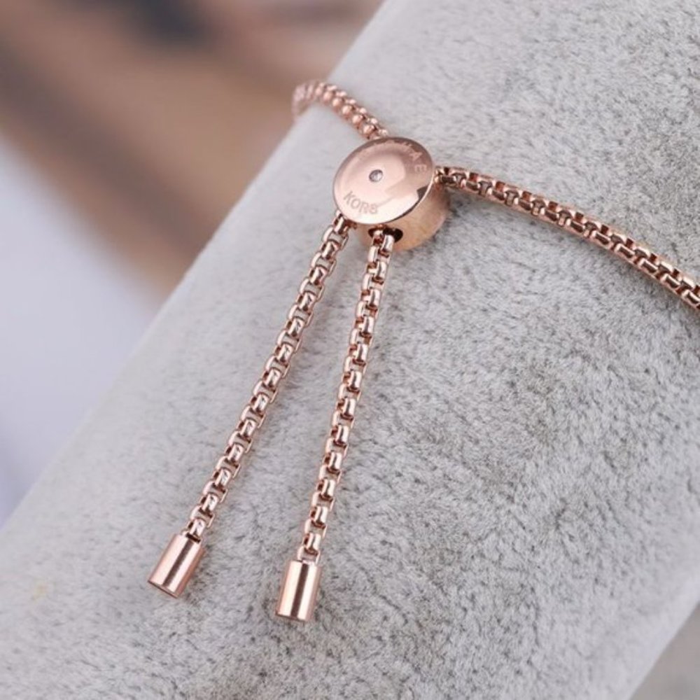 Michael Kors Zircon Multi-drop Adjustable Bracelet - Picture 5 of 9